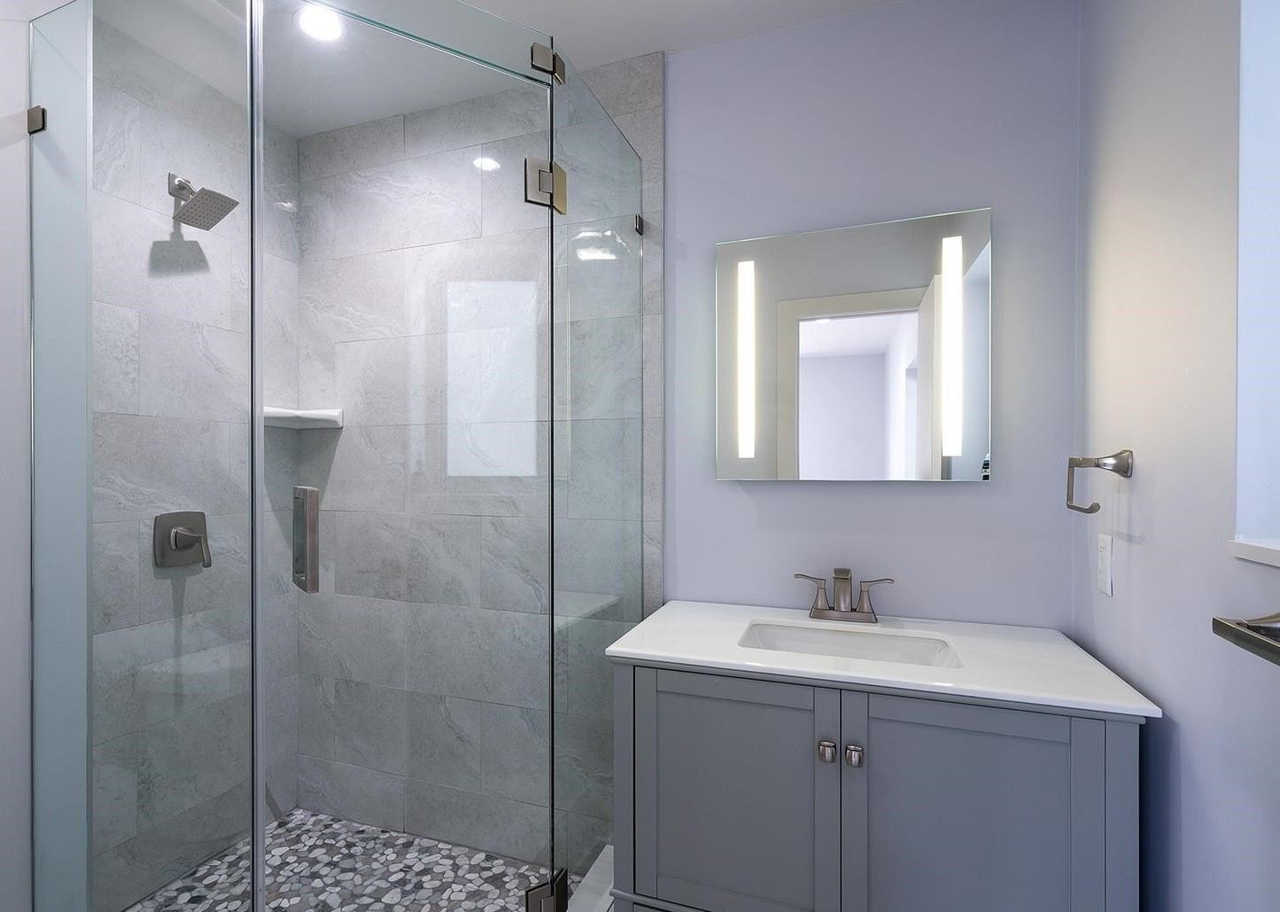 Bathroom Remodel project photo 4 — completed bathroom remodel work by Unique Construction, licensed general contractor in Miami-Dade, FL